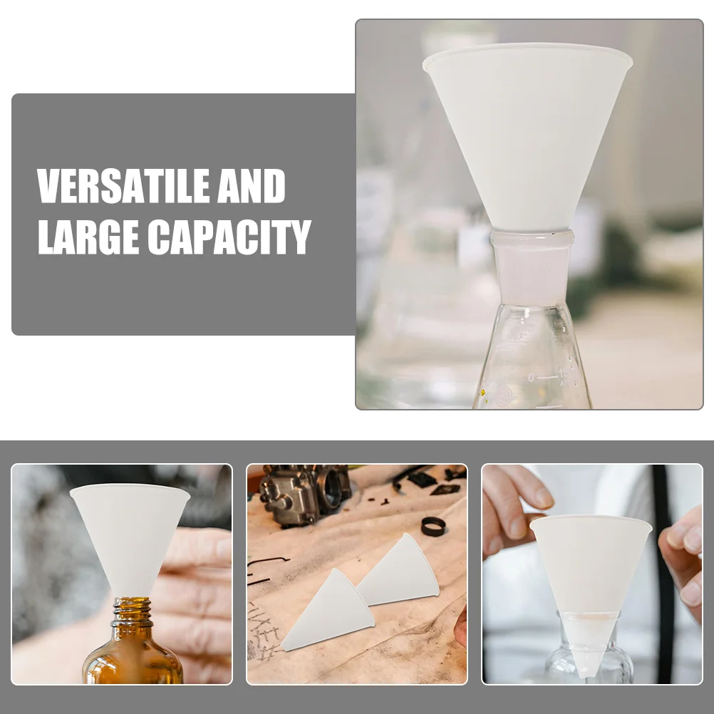 50 Pcs Paper Funnel Engine Oil Funnel Automotive Transmission Coolant Oil Filling Car Repair Tool