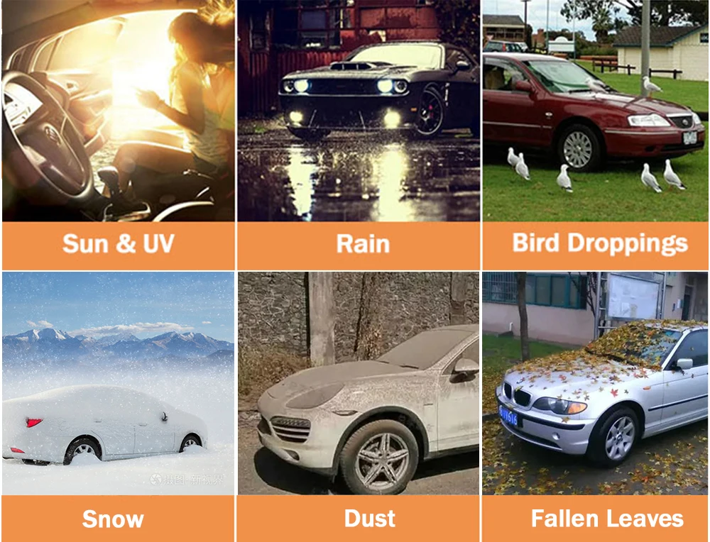 Kayme Universal Full Car Covers Outdoor Waterproof Sun Rain Snow UV Protectio Fit SUV/Sedan/Hatchback 19 Kayme Universal Full Car Covers Outdoor Waterproof Sun Rain Snow UV Protectio Fit SUV/Sedan/Hatchback 3