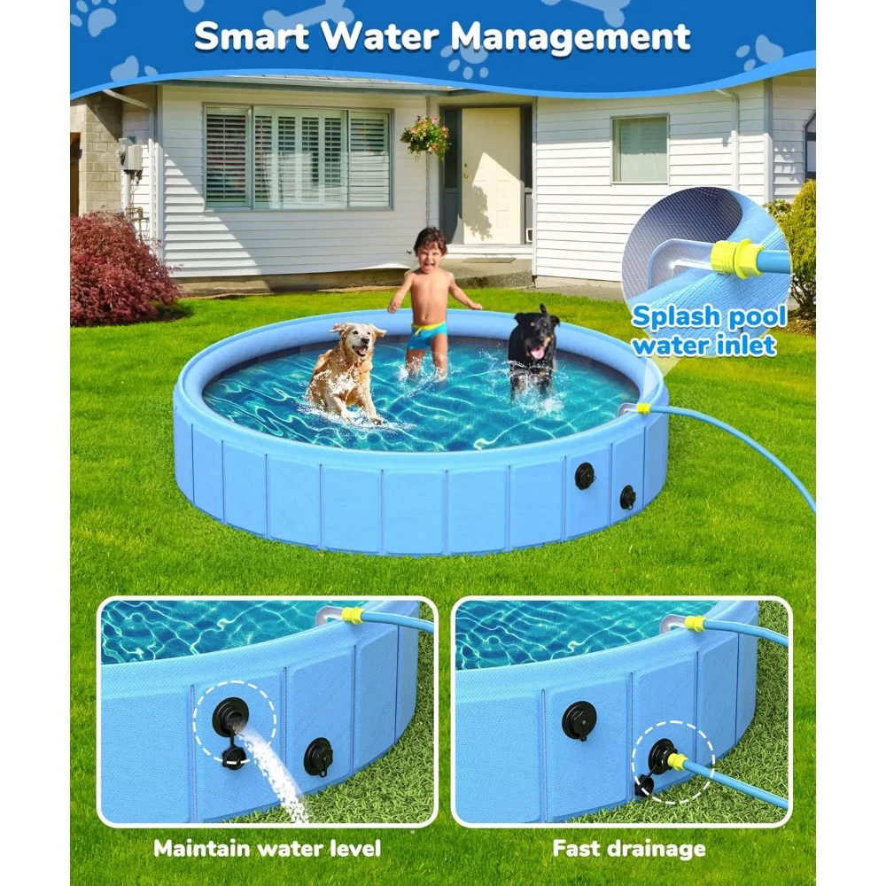 Large collapsible dog pool 5