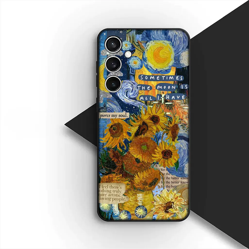 Starry Night Van Gogh Sky Art Phone Case Cover