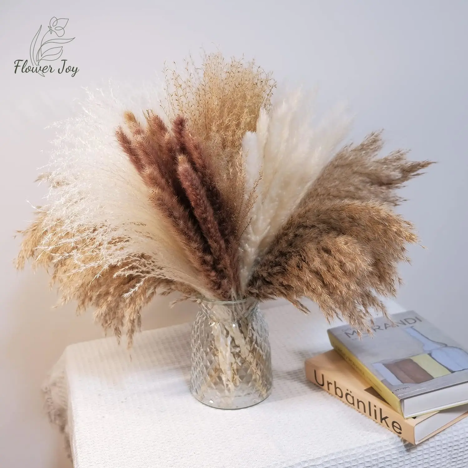 

Pampas Grass Dried Flowers Natural Fluffy Reed Wedding Table Party Kitchen Room Decoration Bunny Tails Bouquet Boho Home Decor