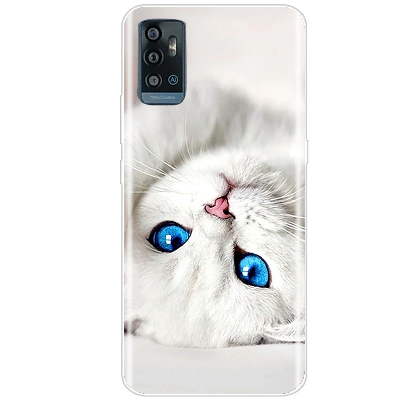 For ZTE Blade A71 Case A7030 Soft TPU Silicone Bumper Phone Cover for ZTE Blade A71 A51 Cases Funda for ZTE A51 2021 Coque Capa mobile pouch waterproof