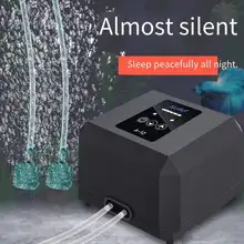  Fish tank high-power oxygen pump AC and DC oxygen pump rechargeable outdoor special fishing pump aquarium accessories 110V-240V, 