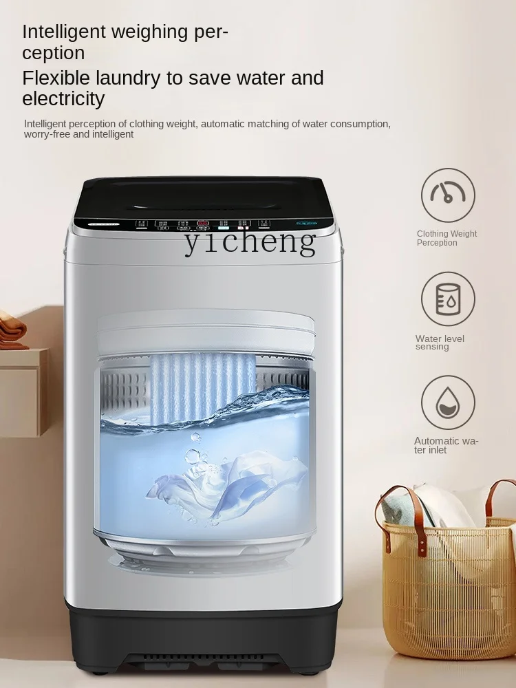 XL Automatic Washing Machine Household Large Capacity Rental for Dormitory Small Washing and Drying Integrated 3