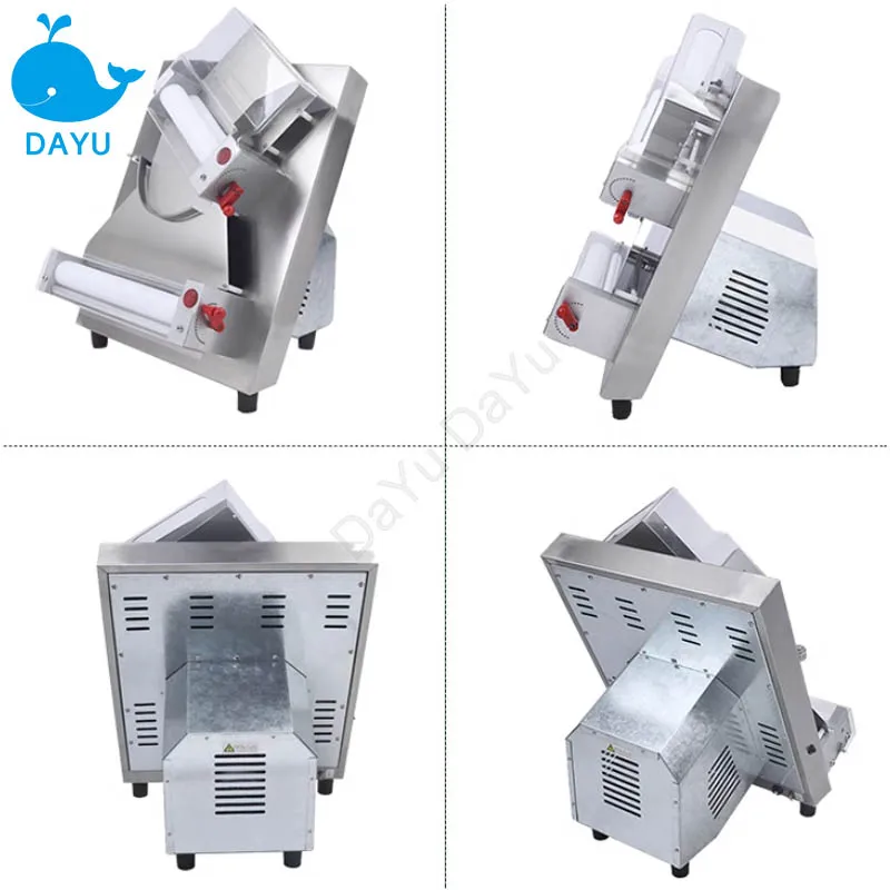 Pizza Forming Machine Commercial Fully Automatic 3-12 InchKitchen Equipments Food Proceessor Adjustable Dough Press Maker