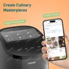 Air fryer four in one small, baking, heating, low noise, non stick, and dishwasher safe basket 6