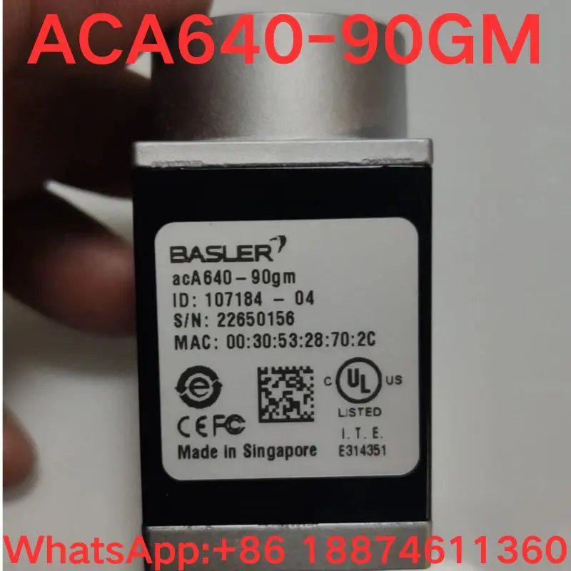 

Second-hand test OK,Industrial Camera ACA640-90GM