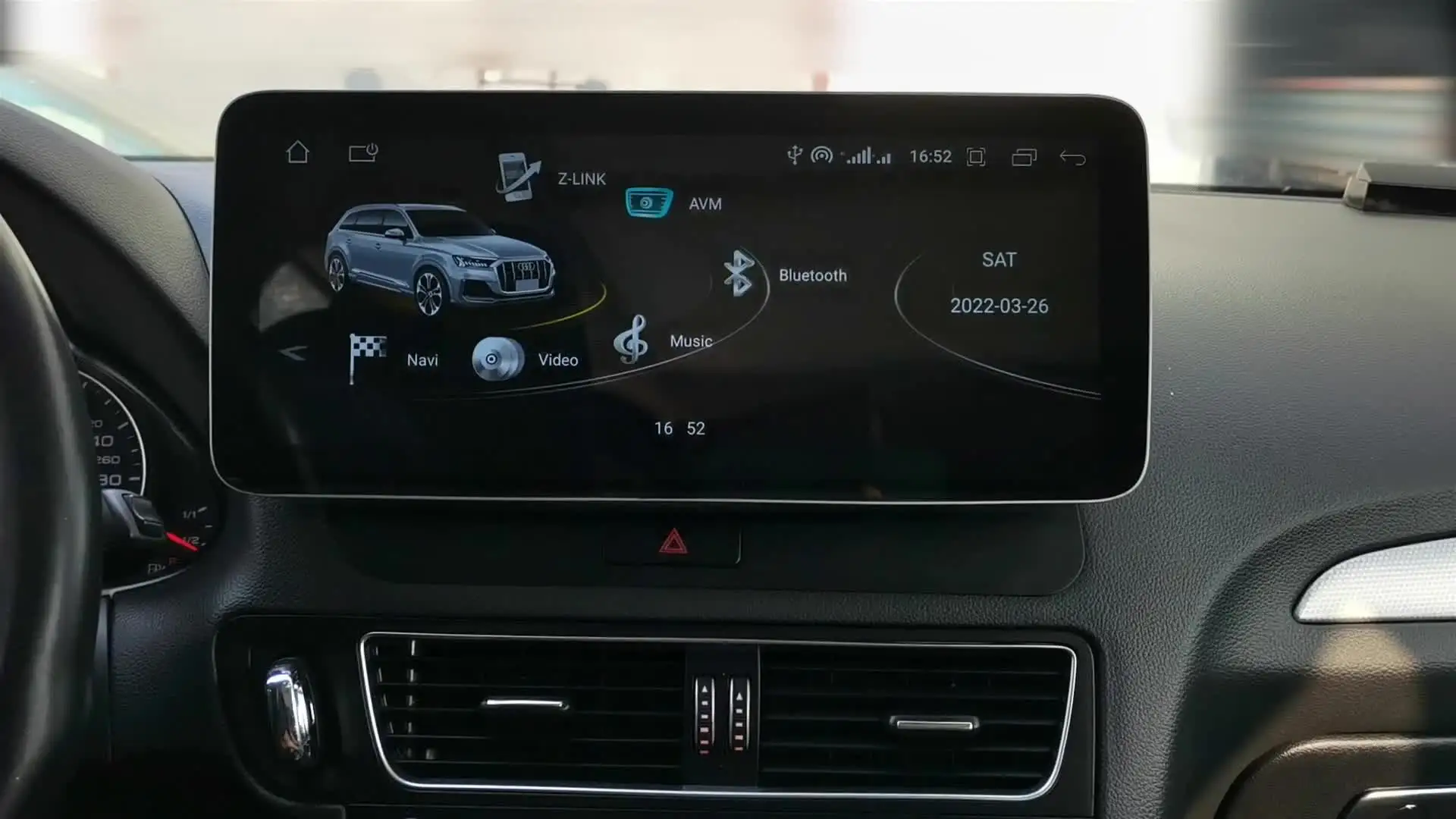Android 8.1 Auto-Navi Für Audi Q3 (2013-2017) - Touchscreen, GPS, Bluetooth, Mirror Link, Mit/ohne Rückfahrkamera