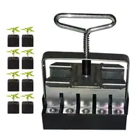 Handheld Seedling Soil Blocker Stand Up Gardening Digging Weeder Handheld 20-Cell Soil Blocking Tool For Protecting Seedling 1