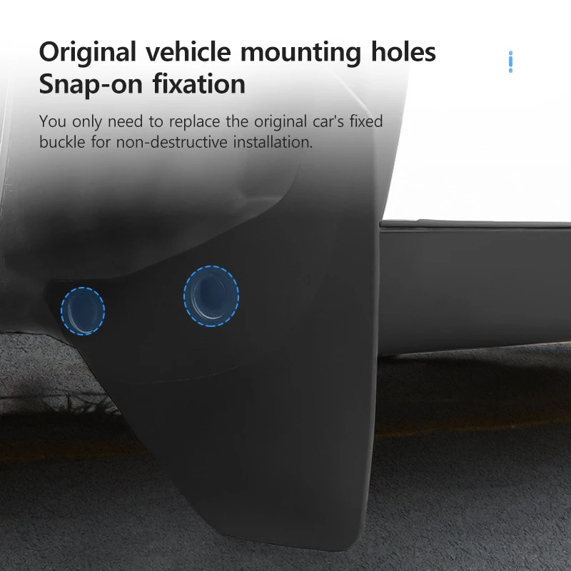 Tesla Fender Mud Flaps Mud Guards for Model Y to Model 3 to Highland car mud flaps