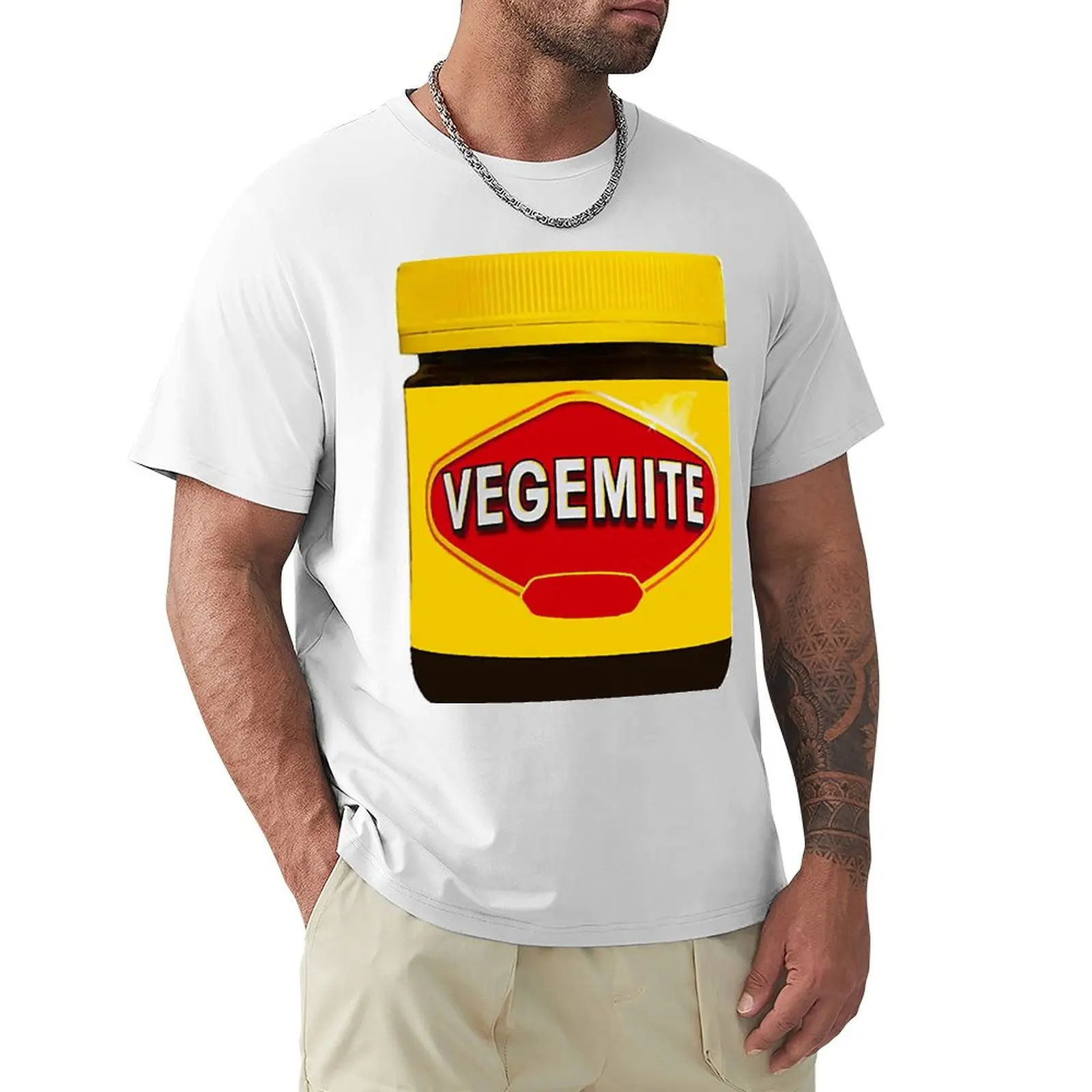 

Vegemite T-shirt vintage plus size tops sweat plain white t shirts men