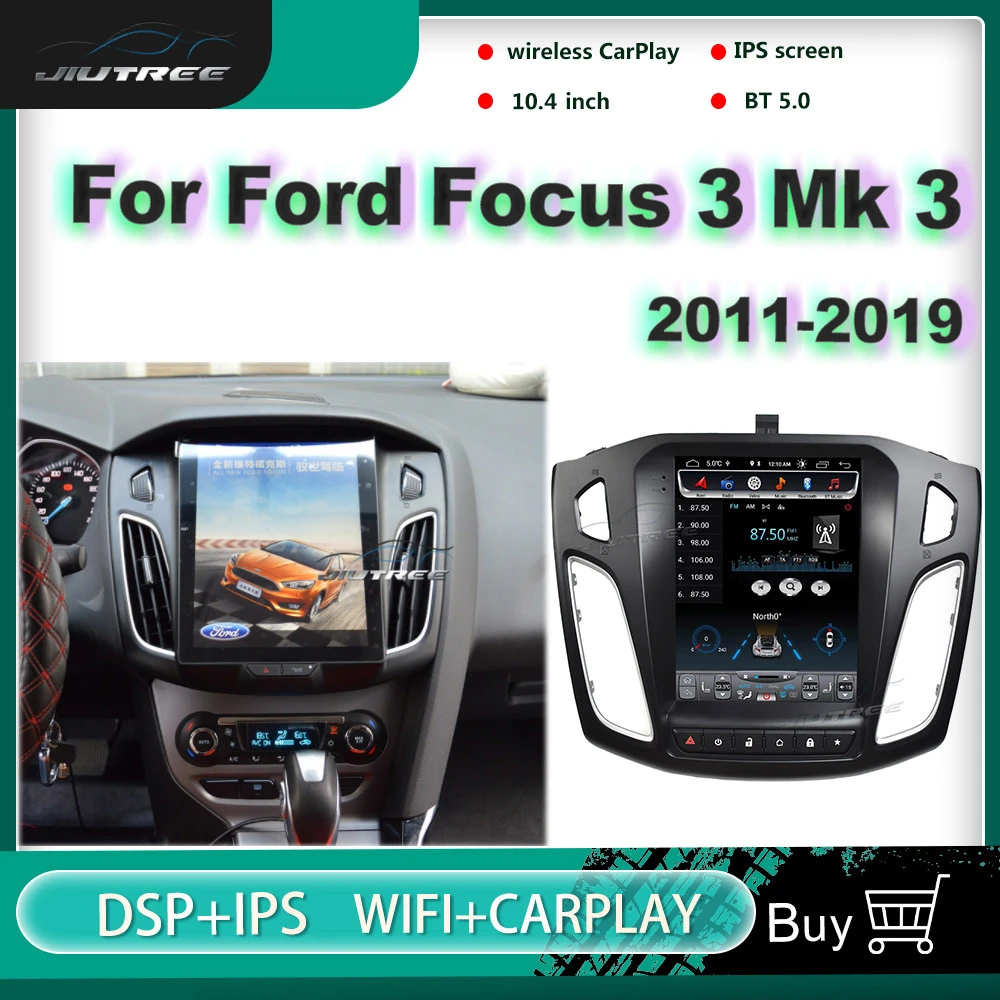 Tesla Style Screen Android Car Radio For Ford Focus 3 Mk 3 2011~ 2019 Car  Radio Multimedia Video Player Navigation Gps - Car Multimedia Player -  AliExpress