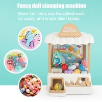 Children's Claw Machine with Sound Light Effects Small Household Gaming Equipment Toys Coin Operated Countdown Twisting Machine 1