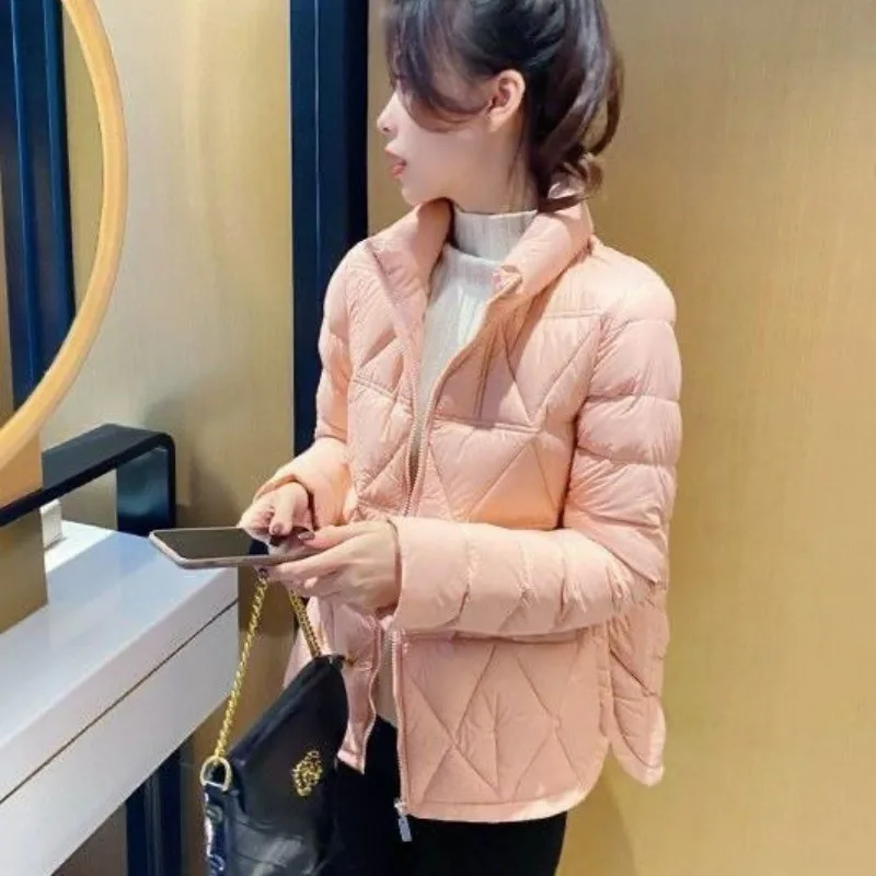 

2023 New Women Slim Fit Cotton Coat Winter Jacket Female Thin Parkas Keep Warm Outwear Korean Stylish Shortage Money Overcoat
