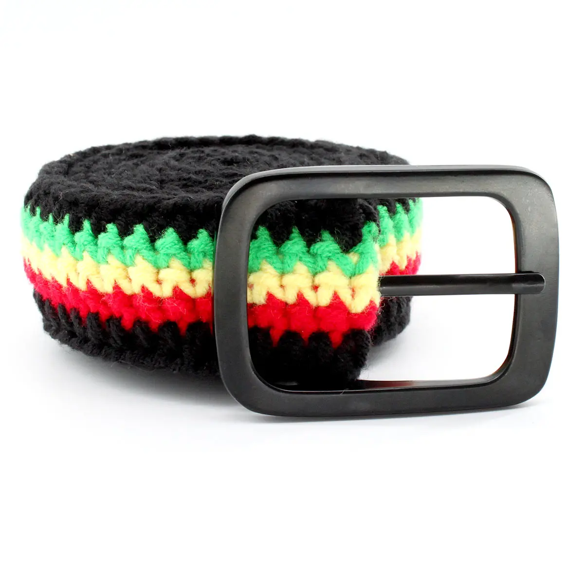 CC 30MM BELT IN BLACK SMOOTH CALFSKIN WHITE MIX BLACK METAL HARDWARE