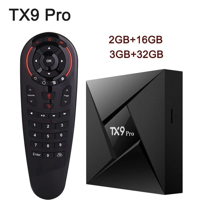 Tanix TX9 Pro Smart TV Box Android 7.1 S912 Octa Core 3G 32G 2.4G&amp5G Dual WiFi 2GB 16G Set Top Boxes PK TX9S Fast |