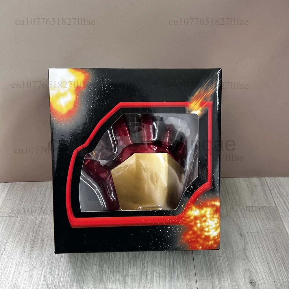 Hot Iron Man Helmet Cosplay 1:1 Light Led Wearable Mask Gloves Glowing Eyes Adult Child PVC Action Figure Toys Christmas Present