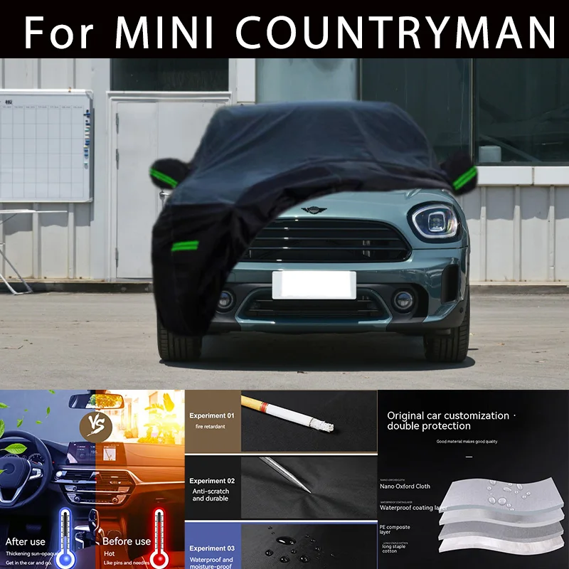 

For MINI COUNTRYMAN Outdoor Protection Full Car Covers Snow Cover Sunshade Waterproof Dustproof Exterior Car accessories