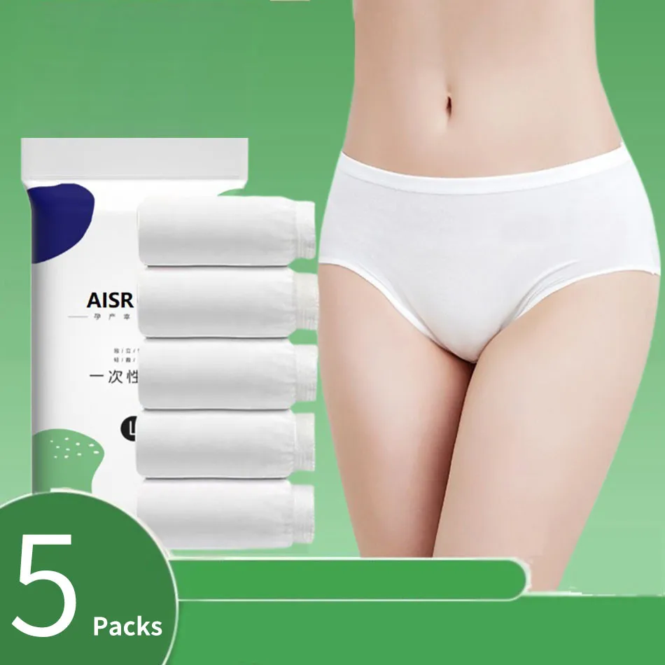 Disposable Cotton Maternity Underwear – 5 Pcs/Pack Soft