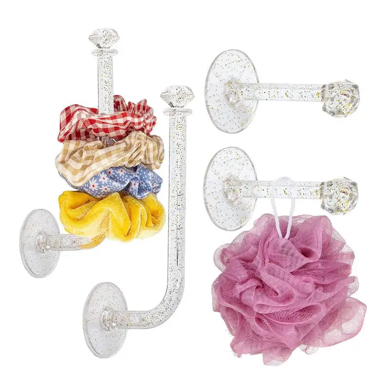 

Wall Hairband Rack Holder Hairband Organizer Rack Adhesive Hair Band Wall Rack Hook Acrylic Hair Hoop Display Stand For