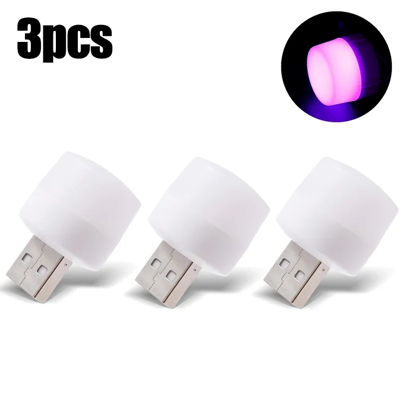 3PCS pink light