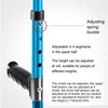 Adjustable Telescopic Underarm Cane Crutch Crutches Aluminum Alloy for Disabled Seniors Elderly Portable Folding Walking Stick O 6