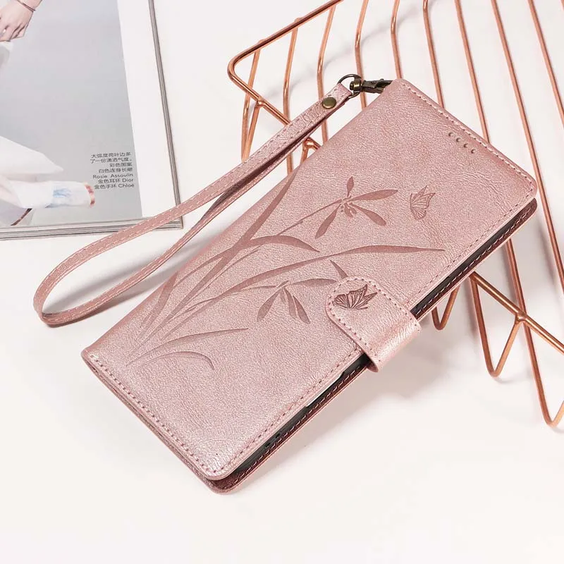 Elegant Leather Wallet Flip Phone Case with Card Holder