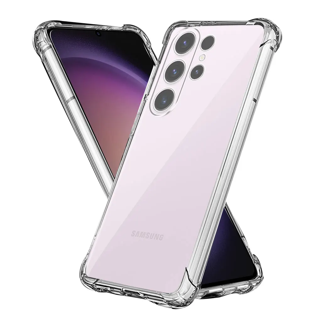 Shockproof Clear TPU Silicone Airbag Case - Transparent Protective Cover