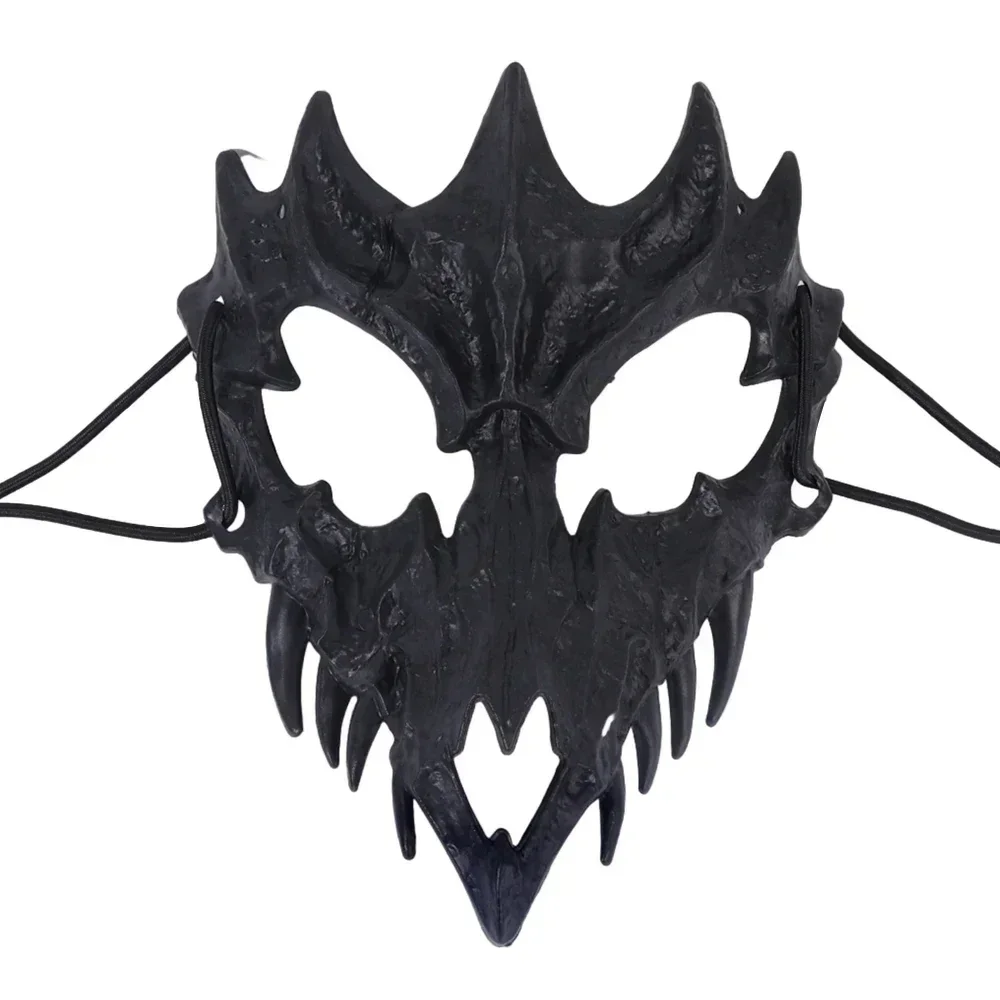 Party Skull Masker Lange Tanden Demon Skelet Half Gezichtsmasker Wolf  Dragon Tiger Houjuu Nue Masker Cosplay Halloween Kostuum Rekwisieten -  AliExpress, image size:1000x1000