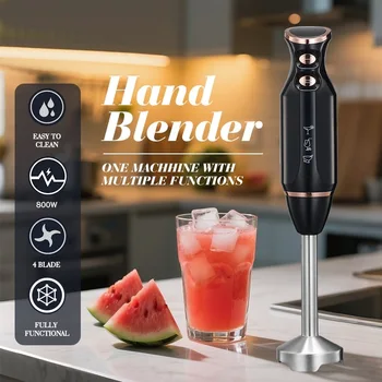 New Portable Handheld Blender Household Multi-function Food Processor Baby Food Processor 220V 800W Juicer Food Processor