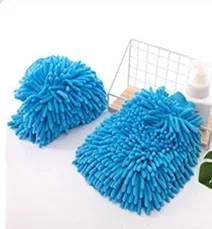 Car Wash Gloves Chenille Coral Fleece Gloves Washing Wiper Car Cleaning Towel Auto Dust Washer Mitt Cleaning Accessories car cleaning gloves