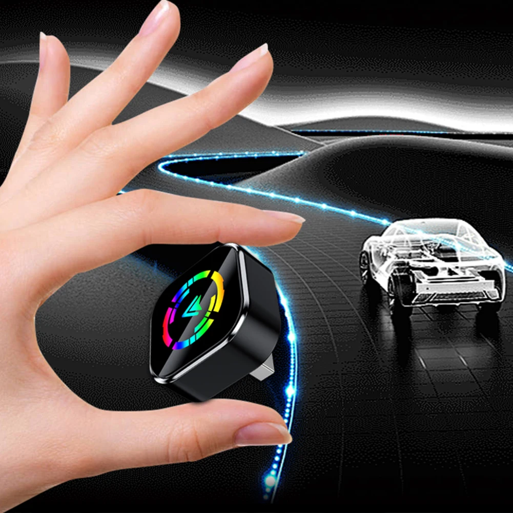 2 In1 AI Smart Box Wired To Wireless Car Intelligent Systems Smart Mini Adapter Box for Cars with OEM Wired CarPlay Android Auto 3