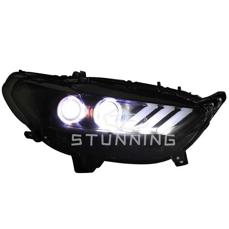 

Upgrade to mustang style LED dynamic headlight headlamp assembly for Ford Mondeo fusion 2013-2016 head lamp head light