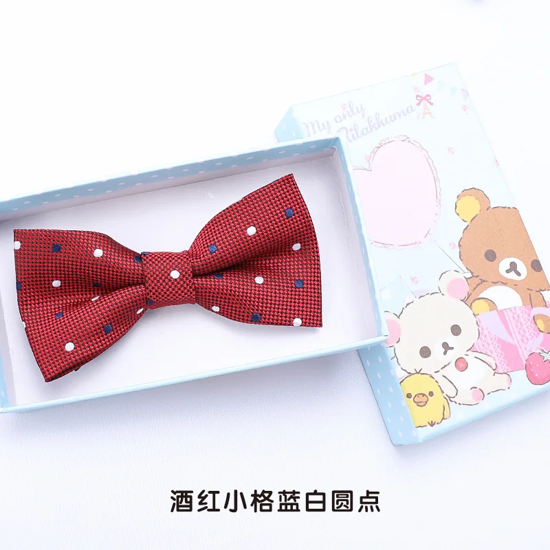 Children's bow tie Korean version boy tide baby bow tie blue primary school performance