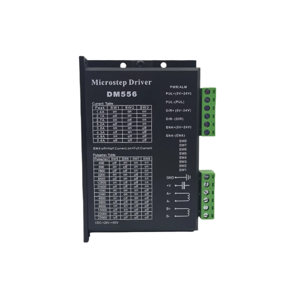 2 Phase Microstep Motor Driver TB6600 DM542 DM556 Suitble for NEMA17 NEMA23 Stepper Motor Controller 42 57 Stepper