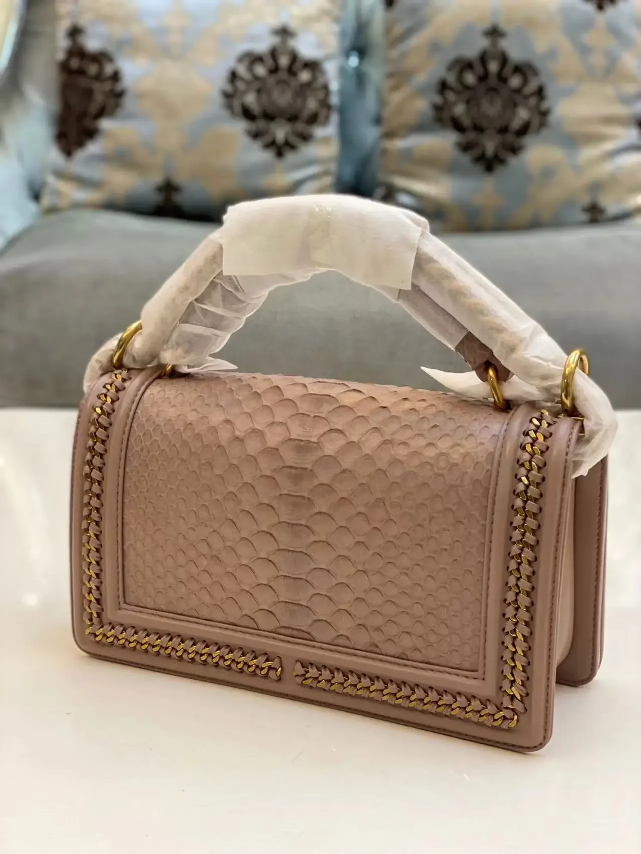   여성용 진짜 가죽 숄더백, 우아한 모던 숄더백, 수입 핸드 니트 소프트 언더암 백, 실용적인 최고 품질 숙녀 핸드백 