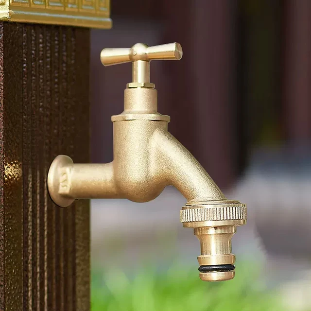 1Pc 1/2 ' 3/4 16 Mm -Es Kerti Otthoni Öntözési Csaptelep Golyószeleppárral Réz Csatlakozó Adapter Kapcsoló Szerszám - Image 4