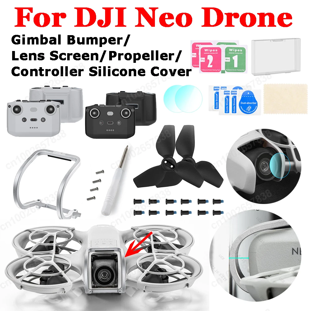 Protector De Gimbal Para DJI Neo - Barra Anti-Colisión De Aleación De Aluminio, 3.5g, Incluye Tornillos