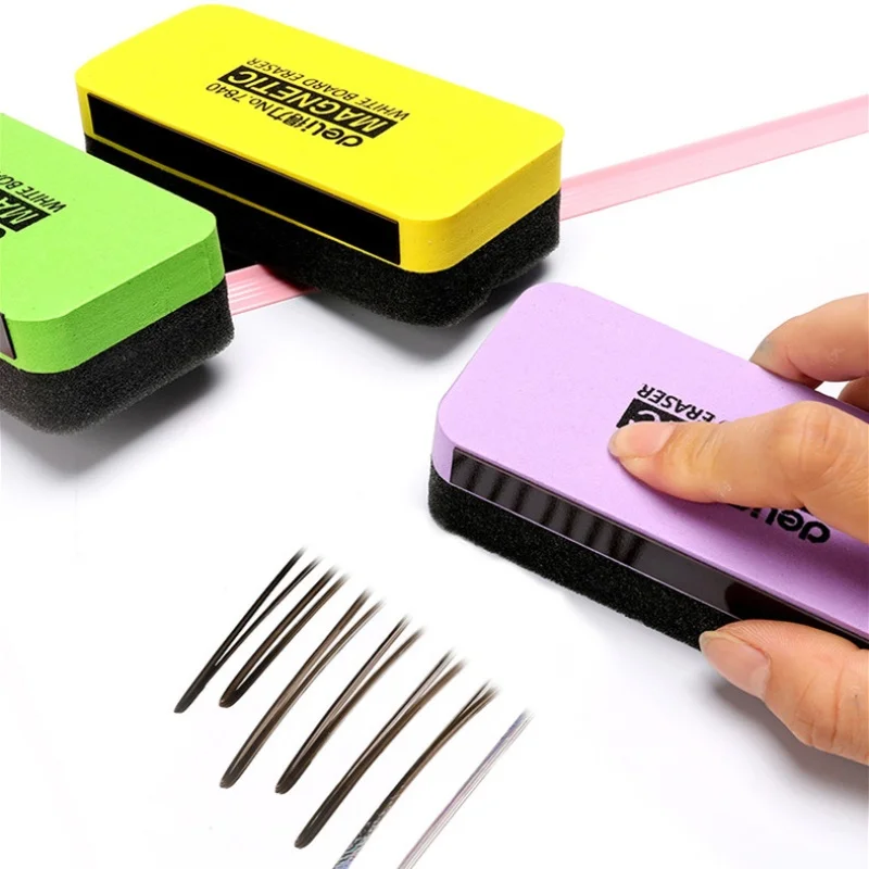 Mini Magnetic Whiteboard Erasers Dry Erase Erasers Chalkboard for Home Classroom Office Use
