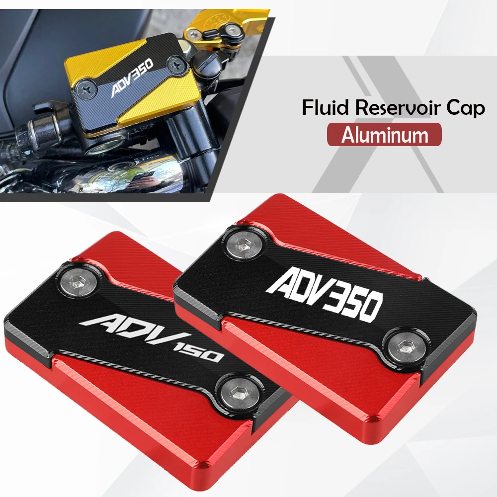 

FOR HONDA ADV150 ADV350 2023 2022 2021 2020 2019 Motorcycle ADV 150 350 Front Brake Fluid Fuel Reservoir Tank Cap Cover Protect