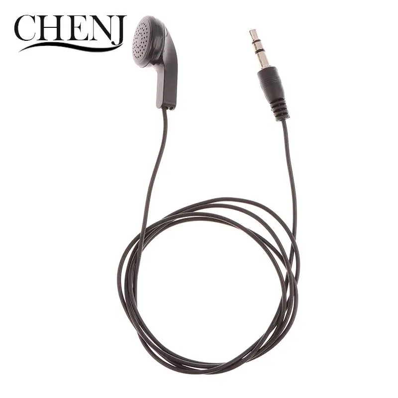 Earpiece 3.5mm Plug Single Side Headset Headphone Dual Channel Earphone for Laptop PC 1Pc wired headphones wired earbuds wired earphone wired headset