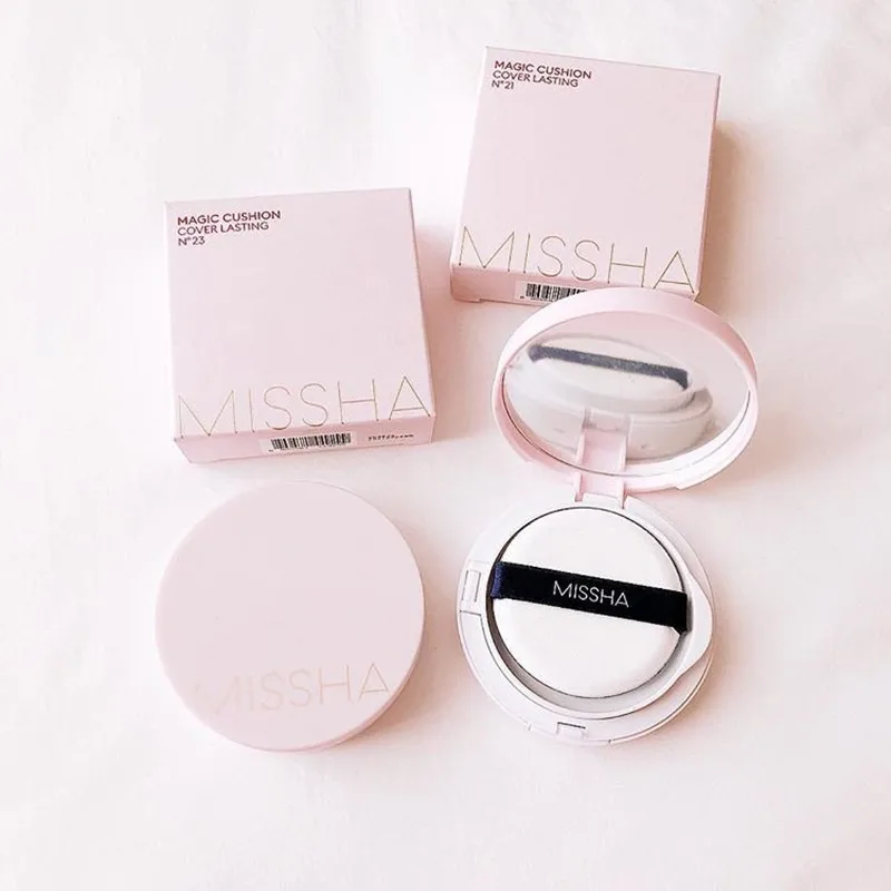 Magic Cushion Cover Lasting SPF50+ PA+++ 15g Air BB Foundation Concealer Korea Cosmetics