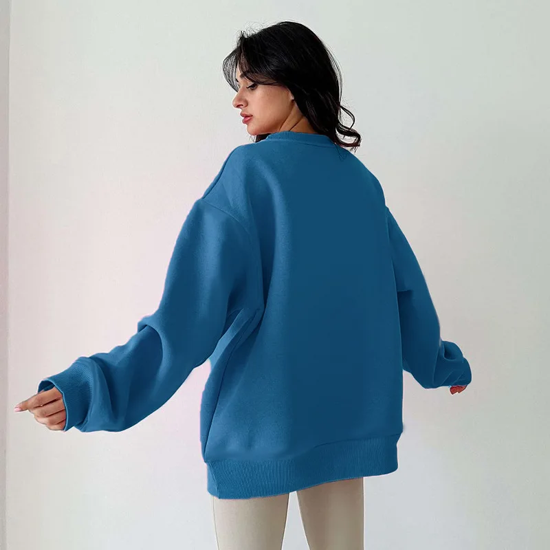CGC Autumn Winter Women Sweatshirts Casual Long Sleeve O-Neck Pullover Fashion Aesthetic Printed Hoodies y2k Loose Sweatshirts