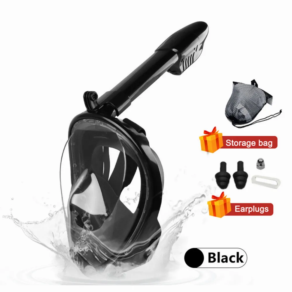 Description Picture 6 of itemUnderwater Snorkeling Full Face Children Swimming Mask Set Scuba Diving Respirator Masks Anti Fog Safe Breathing for Kids Adult