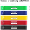 Different Resistance Bands Yoga Band Fitness Exercise Training Hip Tension Band Leg Squat Dance Elastic Loop Stretch Band 4