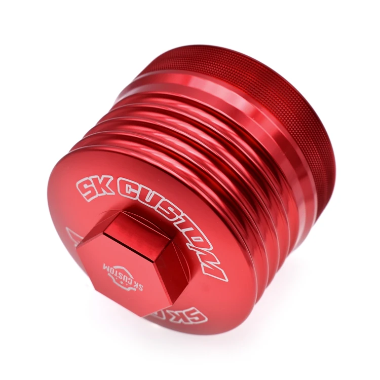 Oil Filter Housing SK For Audi EA837 Engine Oil Filter Cover Aluminum Alloy Filter Shell A4L A6 Q5 2.4L 2.5L 2.8L 3.0T 3.2L