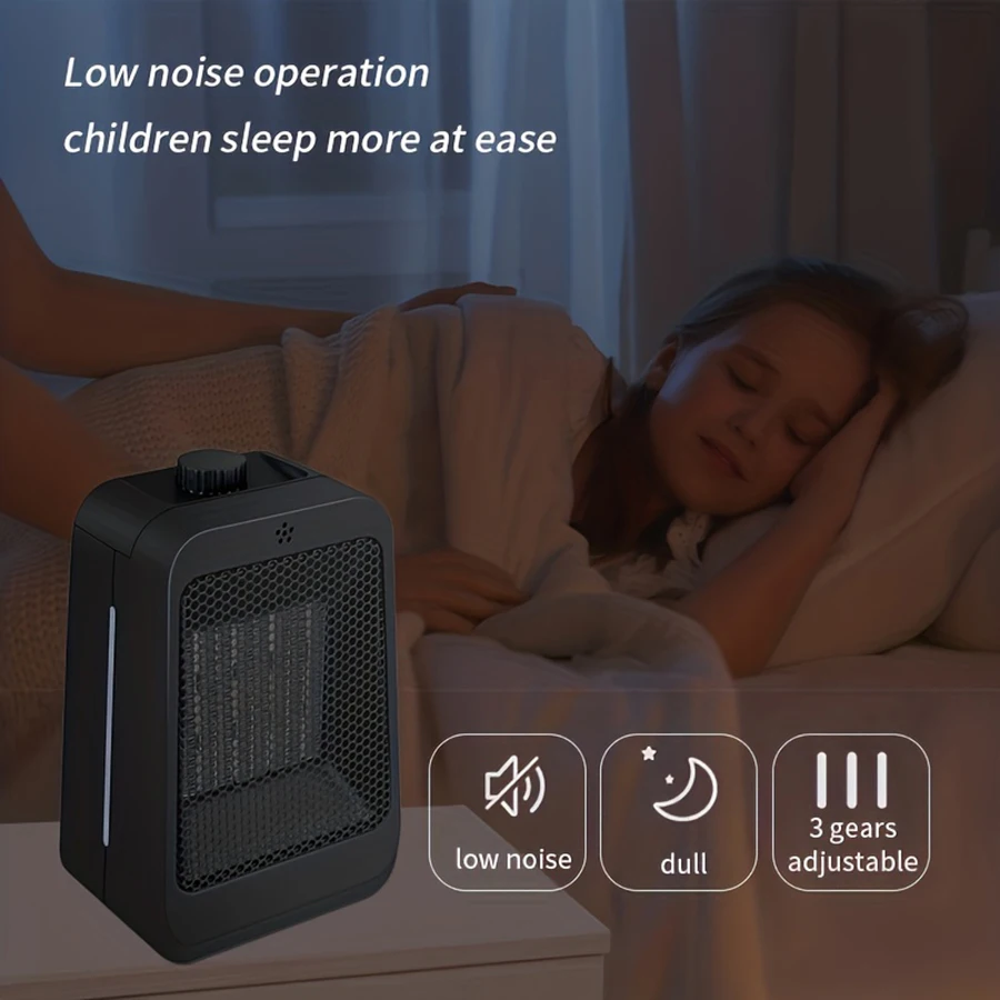 2024 New 1200W Space Heater Portable Warmer Home Heater Portable Heater Electric Warmer Desk Heater Electric Heater for Home 5