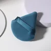 1Pcs Triangle Velvet Powder Puff Pizza Flours Mini Face Makeup Sponge Cosmetics Washable Makeup Tool Lightweight Beauty 1