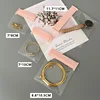 10pcs Transparent Frosted Small Ziplock Plastic Bags Jewelry Gift Storage Bag Packaging Clear Eva Self Sealing Pouches Wholesale 5