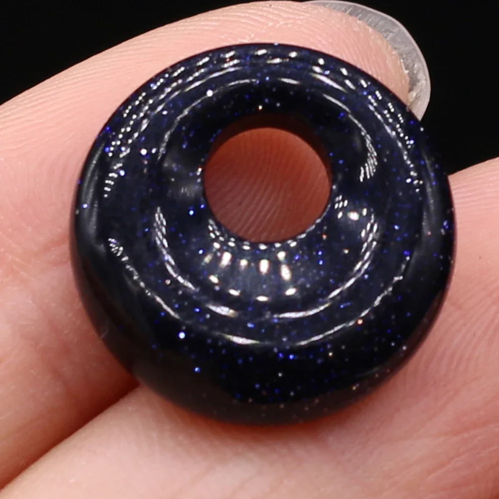 Natural Stone Beads Semi-precious Stones Round Big Hole Beads for Jewelry Making DIY Necklace Bracelet Earrings Accessories18mm